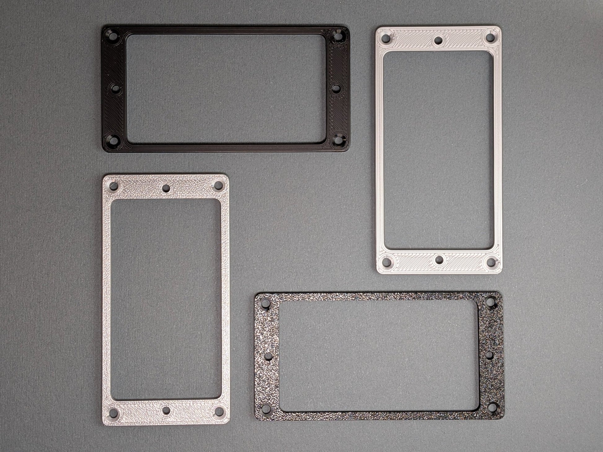 Standard Pickup Humbucker Rings - All 4 Textures - Jayrus Labs