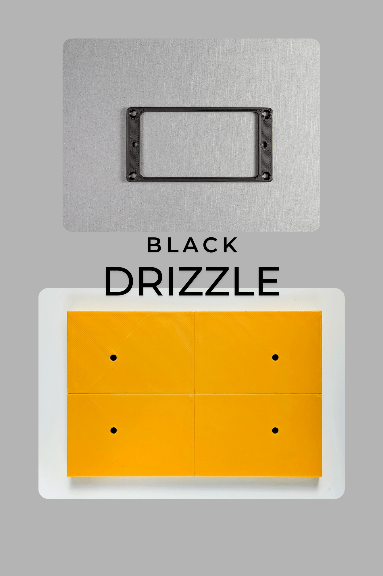 Standard Humbucker Rings & Marking Jig Kit - Black Drizzle - Jayrus Labs