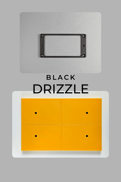 Standard Humbucker Rings & Marking Jig Kit - Black Drizzle - Jayrus Labs