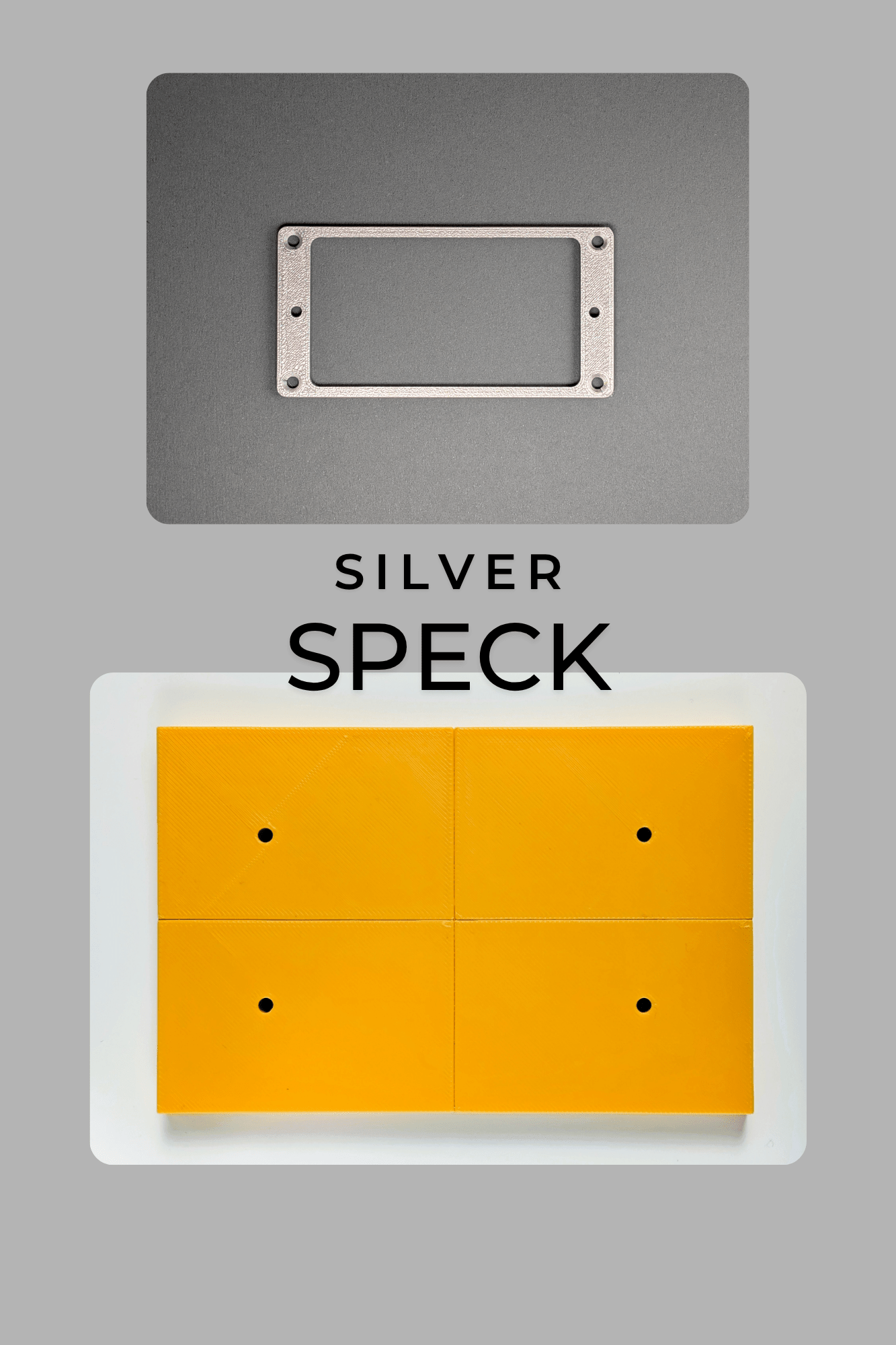 Standard Humbucker Rings & Marking Jig Kit - Silver Speck - Jayrus Labs