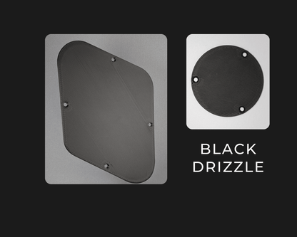 Standard Rear Plate Set - Compatible with Gibson® Les Paul® - Black Drizzle - Jayrus Labs