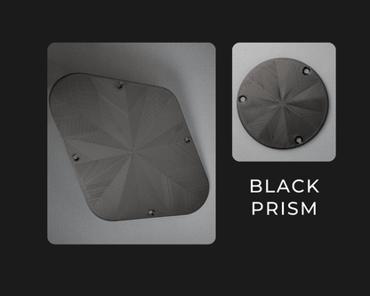 Standard Rear Plate Set - Compatible with Gibson® Les Paul® - Black Prism - Jayrus Labs