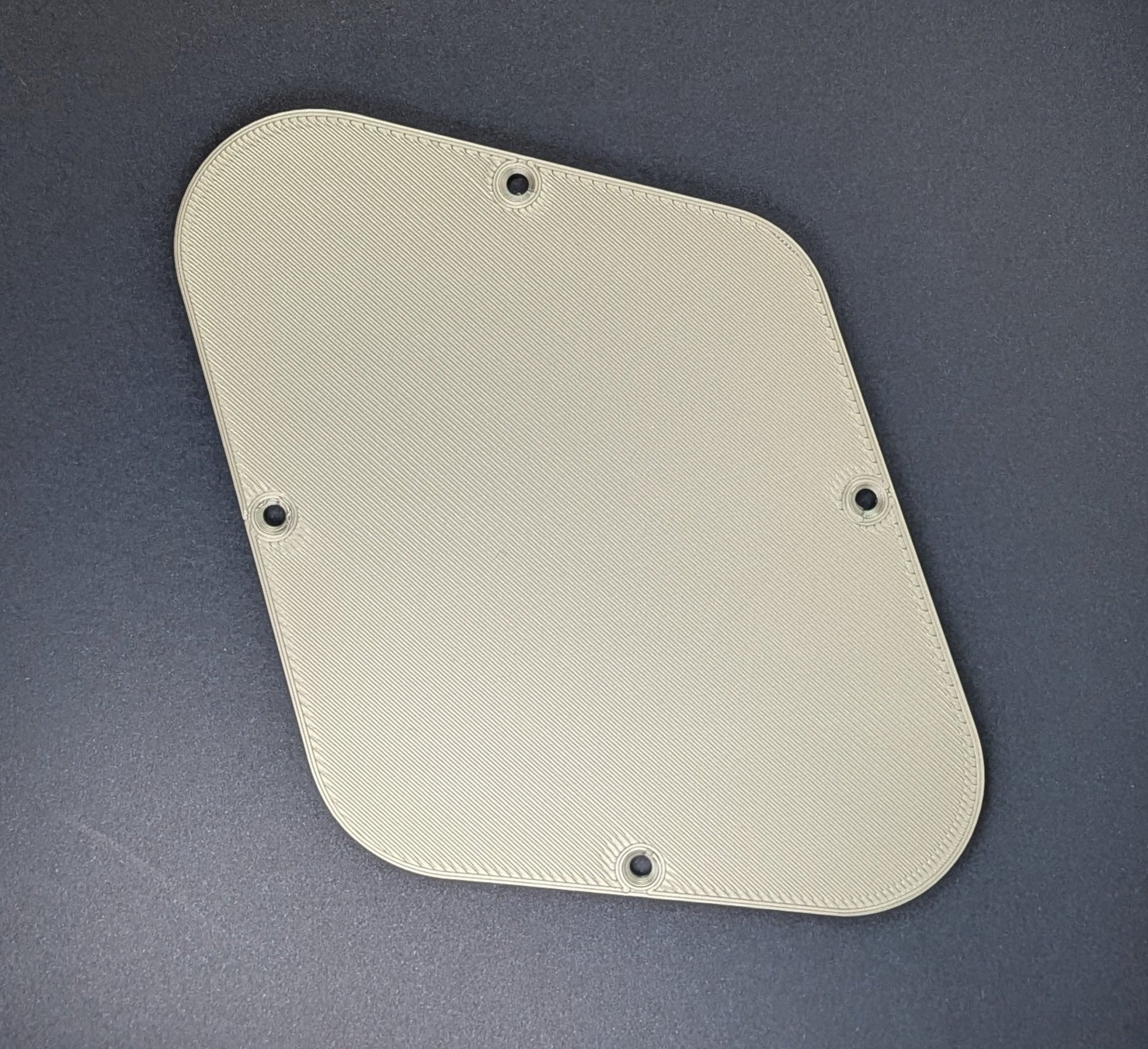 Standard Rear Plate Set - Compatible with Gibson® Les Paul® - Silver Drizzle - Jayrus Labs