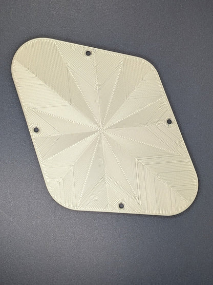 Standard Rear Plate Set - Compatible with Gibson® Les Paul® - Silver Prism - Jayrus Labs