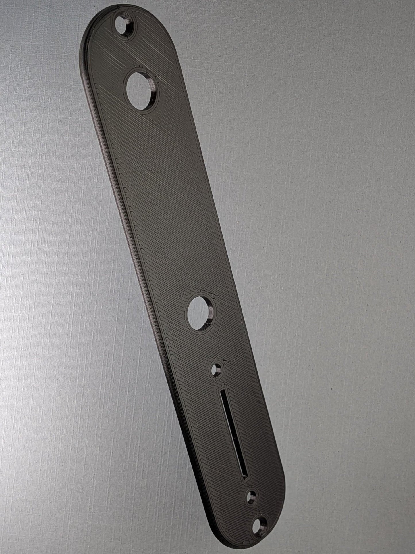 T - Style Cover Plate - Black Drizzle - Jayrus Labs