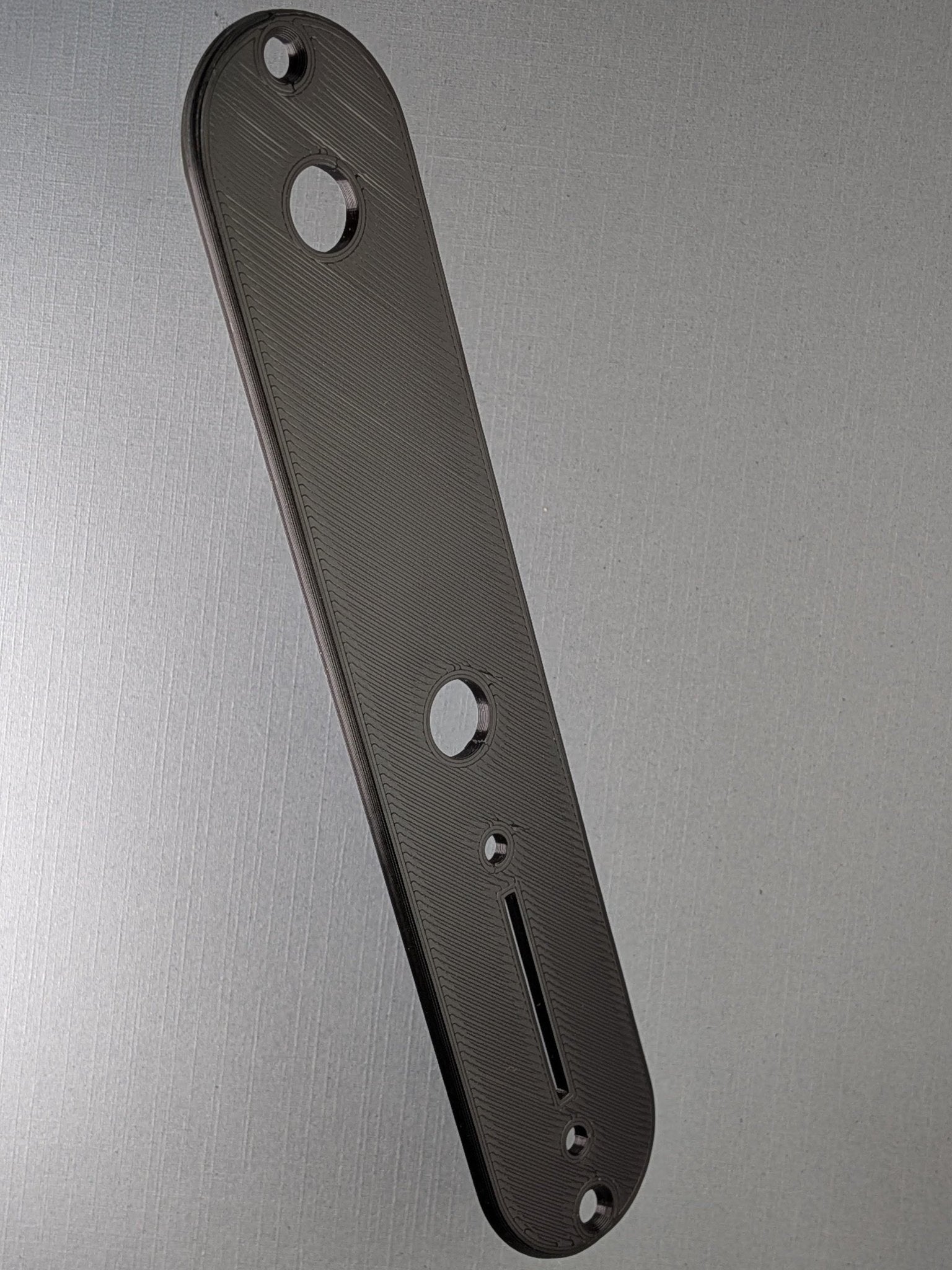 T - Style Cover Plate - Black Drizzle - Jayrus Labs