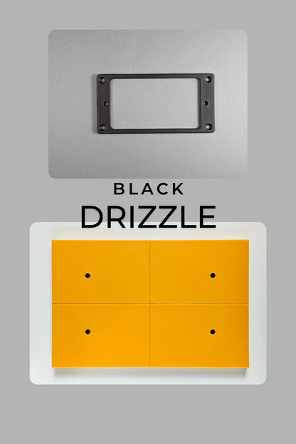 The Luthier Series: Humbucker Pickup Rings & Marking Jig Kit - Black Drizzle - Jayrus Labs