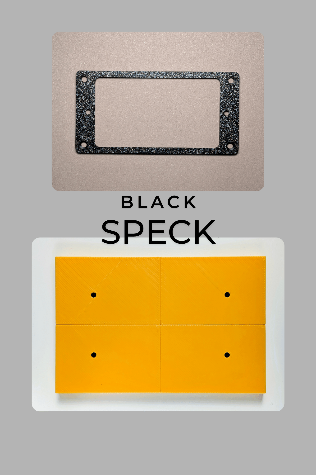 The Luthier Series: Humbucker Pickup Rings & Marking Jig Kit - Black Speck - Jayrus Labs