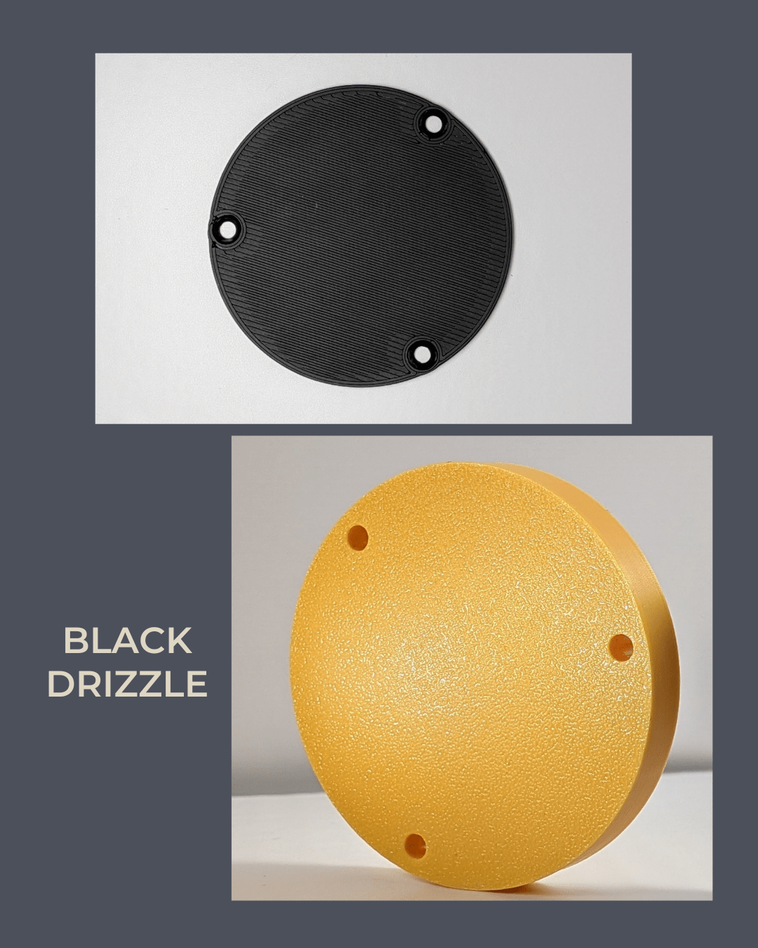 The Luthier Series: Toggle Cavity Cover & Marking Jig Kit - Black Drizzle - Jayrus Labs