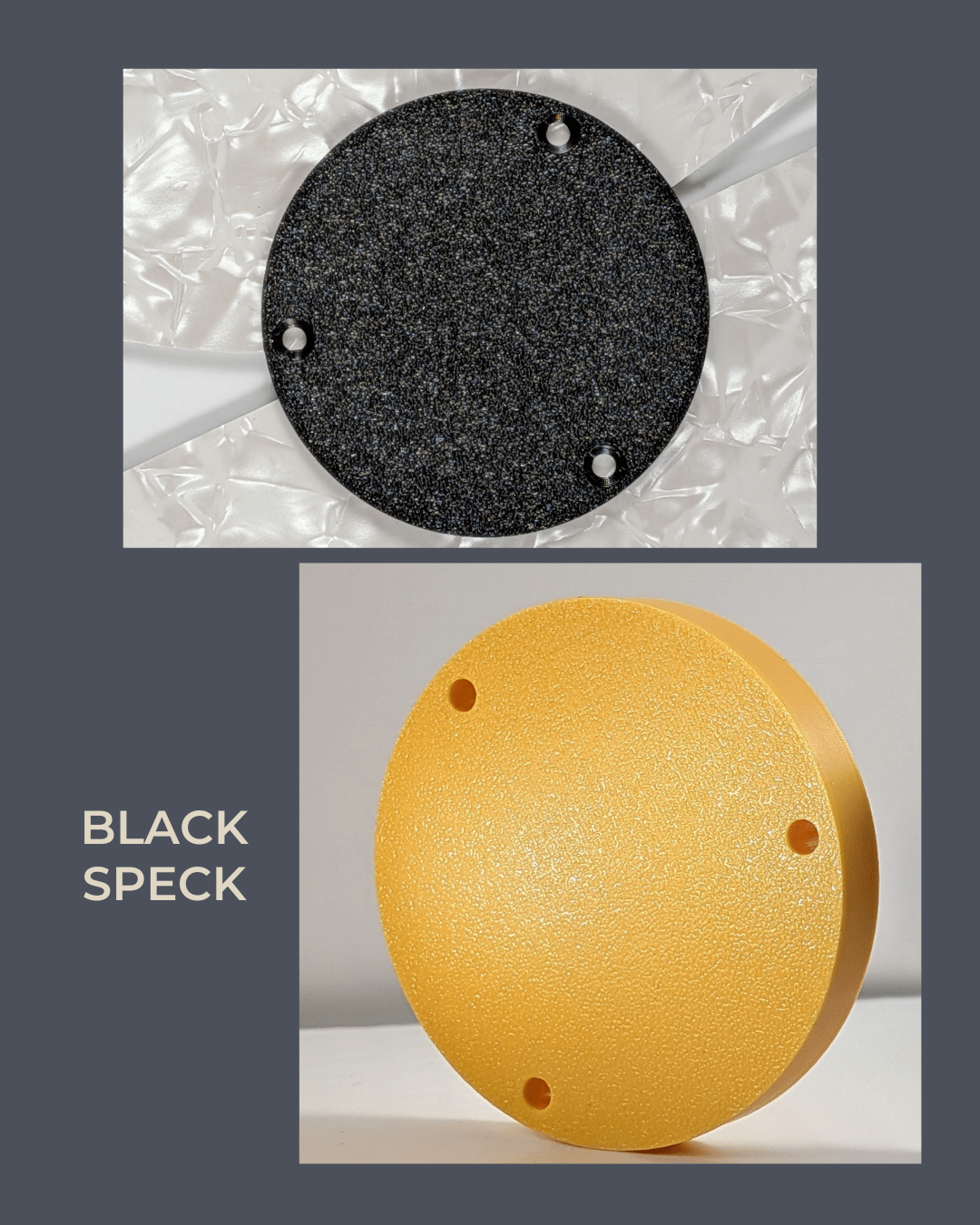 The Luthier Series: Toggle Cavity Cover & Marking Jig Kit - Black Speck - Jayrus Labs