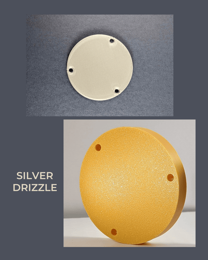 The Luthier Series: Toggle Cavity Cover & Marking Jig Kit - Silver Drizzle - Jayrus Labs