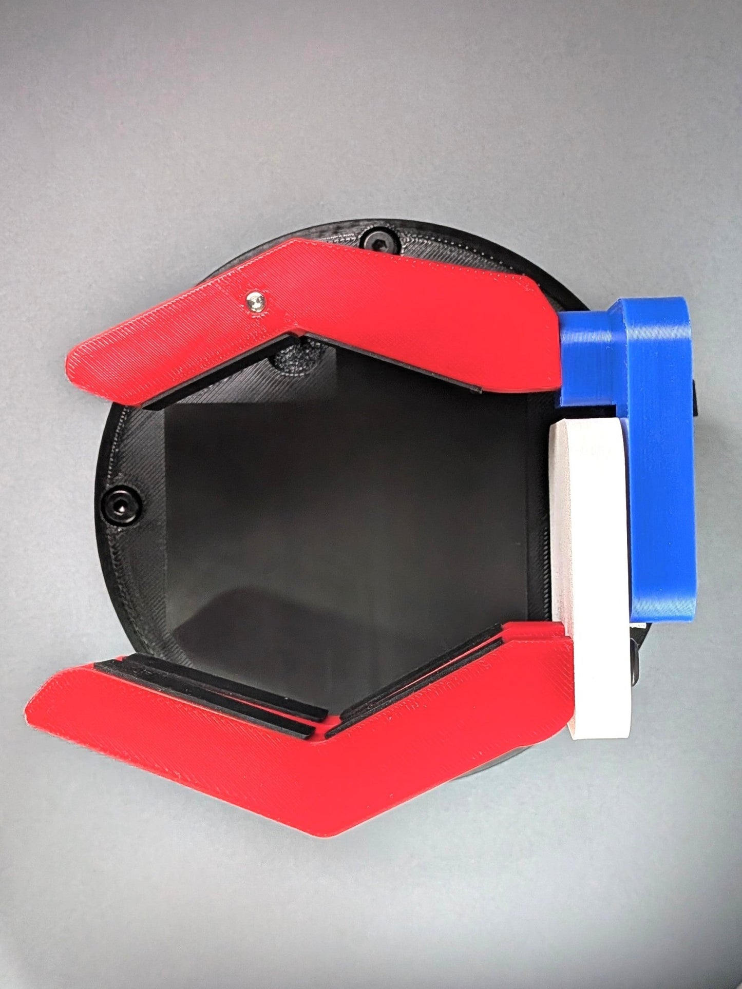 Zor Deca Liberty Edition | Mechanical Desk Mug & Cup Holder - Top Down View Image - Jayrus Labs