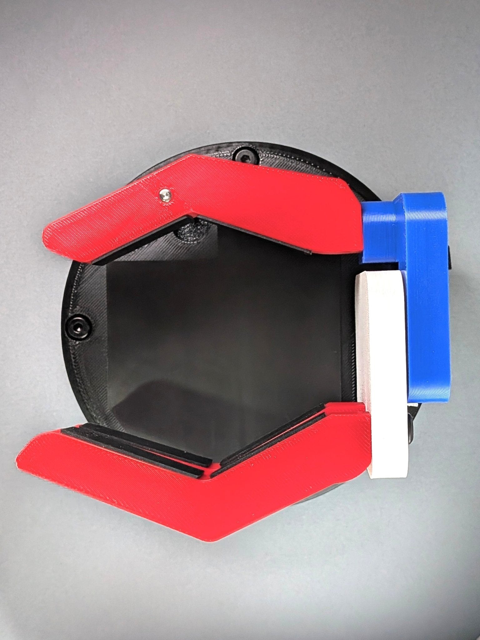 Zor Deca Liberty Edition | Mechanical Desk Mug & Cup Holder - Top Down View Image - Jayrus Labs
