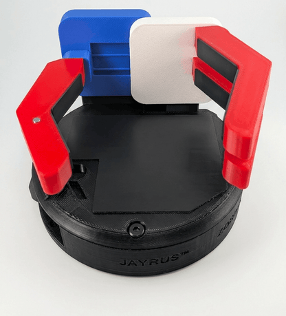 Zor Deca Liberty Edition | Mechanical Desk Mug & Cup Holder - Top Front Claw Image - Jayrus Labs