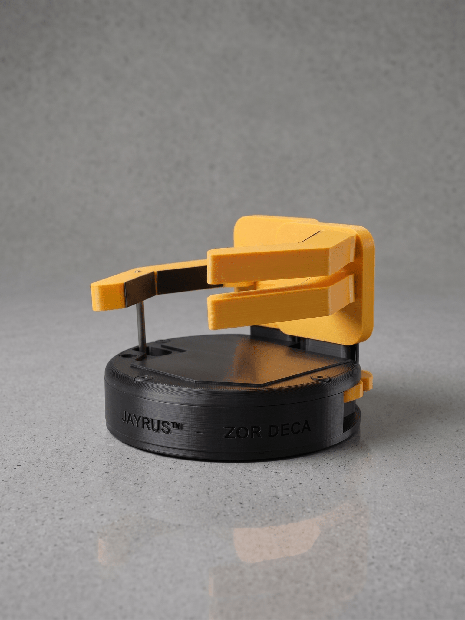 ZOR Deca | Mechanical Mug & Cup Holder - Preorder - Tango Side View - Jayrus Labs